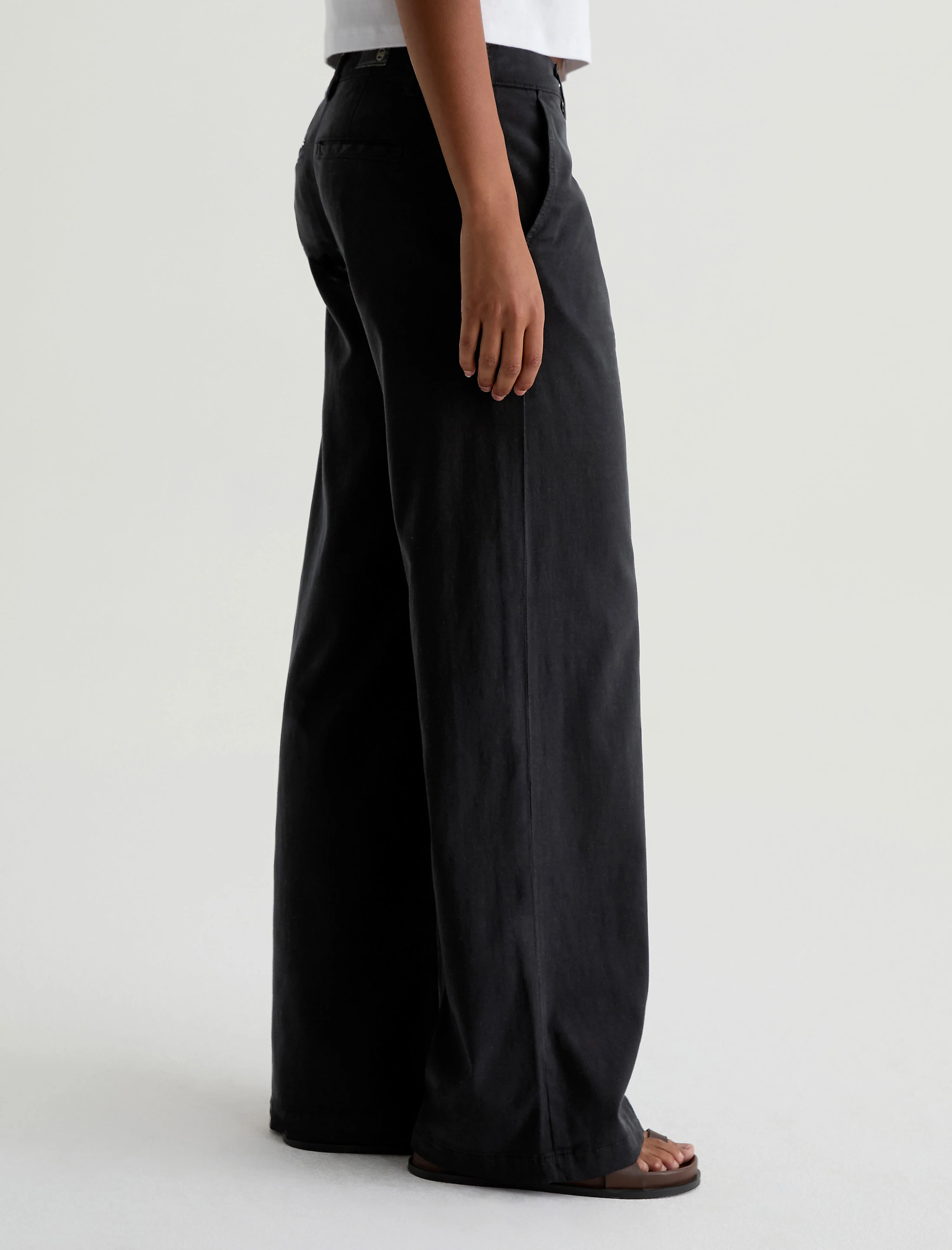 Caden Wide Leg Trouser - Image 5