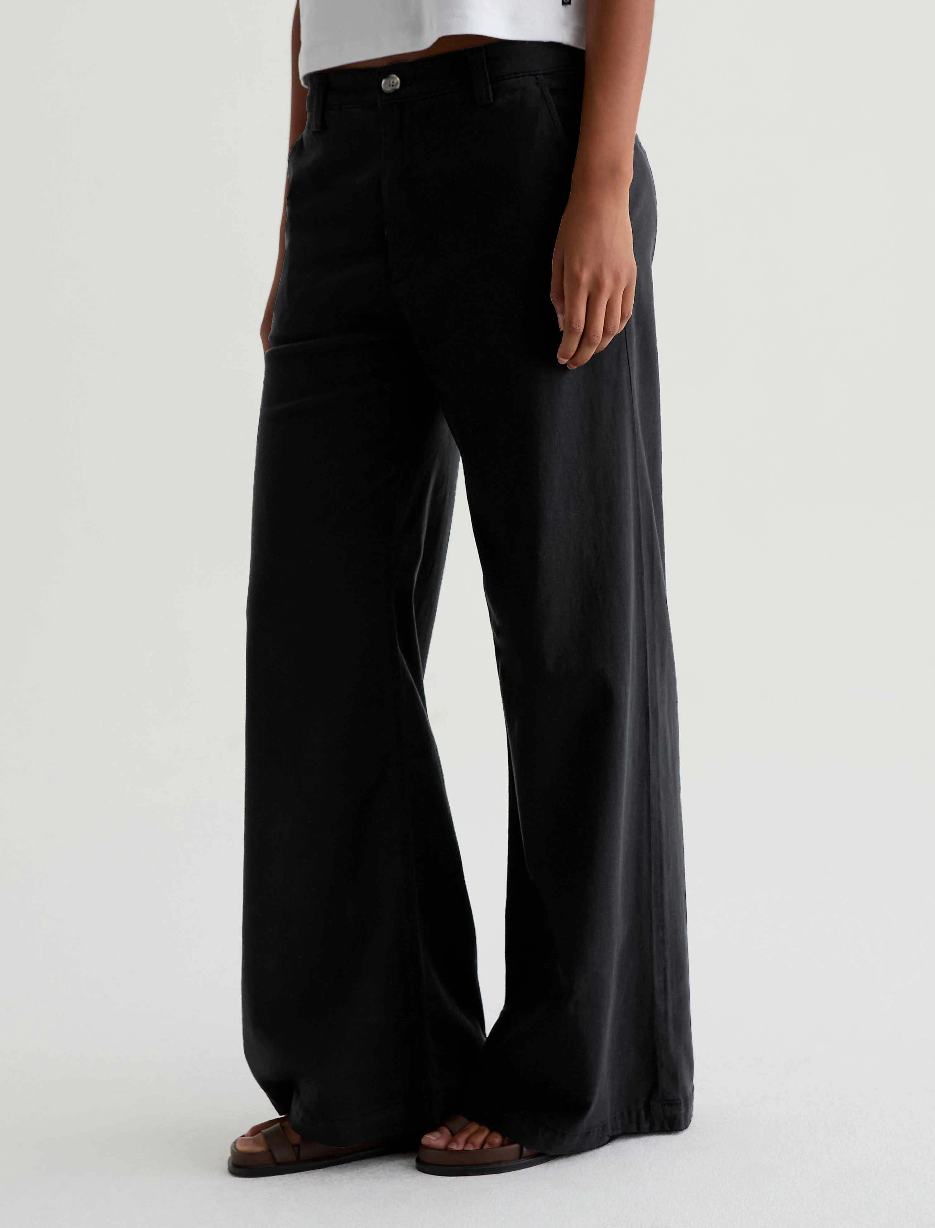 Caden Wide Leg Trouser - Image 6